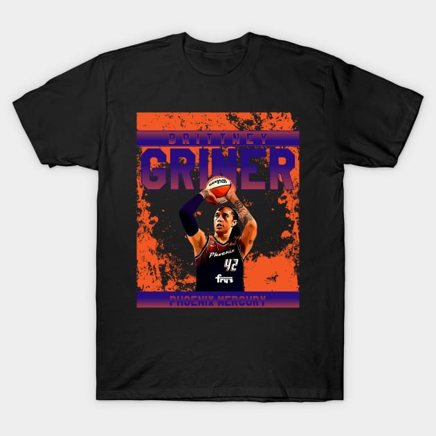 Brittney griner || phoenix mercury T-Shirt by Aloenalone